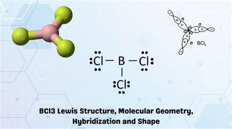 BCl3 Lewis Structure, Molecular Geometry, Hybridization and Shape