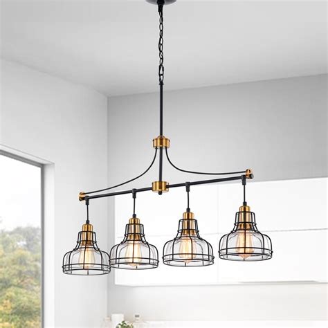 Williston Forge Doland 4 - Light Kitchen Island Linear Pendant & Reviews | Wayfair.ca