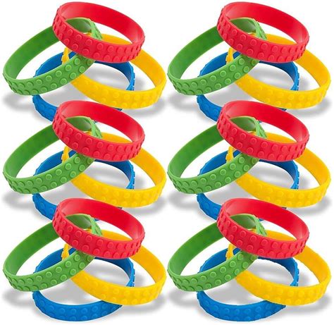 Silicone Wristbands 50 Pack Colours Rubber Wristbands For Kids Non ...