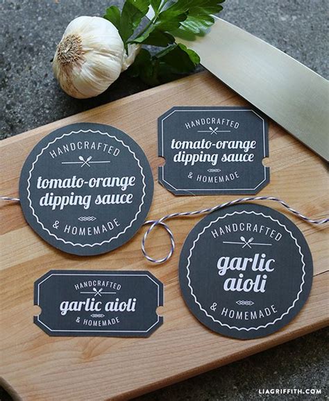 Printable Food Labels - Resume Samples