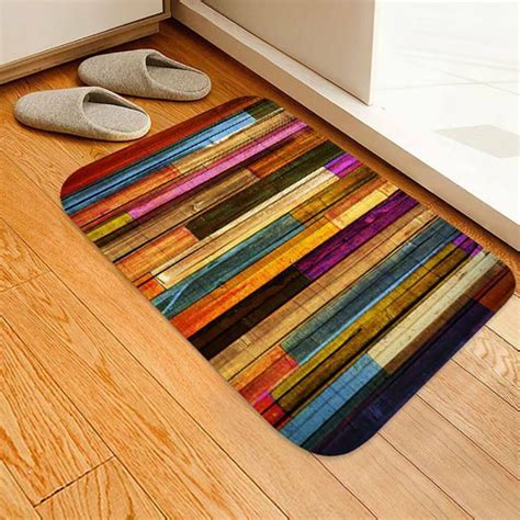 15.6"x2.4" Colorful Door mats Decorative Door Mats Welcome Mat for Front Door Non Slip Washable ...