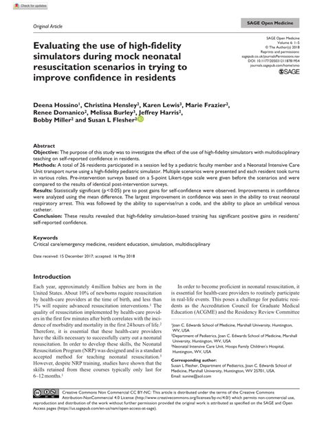 (PDF) Evaluating the use of high-fidelity simulators during mock ...