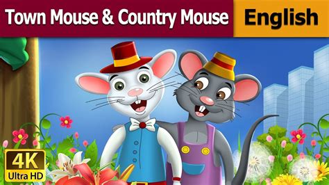 Town Mouse And The Country Mouse in English | English Story | English Fairy Tales - YouTube