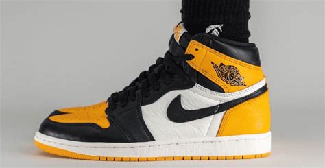 On-Foot Look: Air Jordan 1 High OG Retro "Yellow Toe" 555088-711