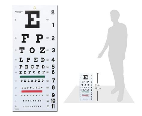 Snellen Plastic Eye Chart | Graham Field