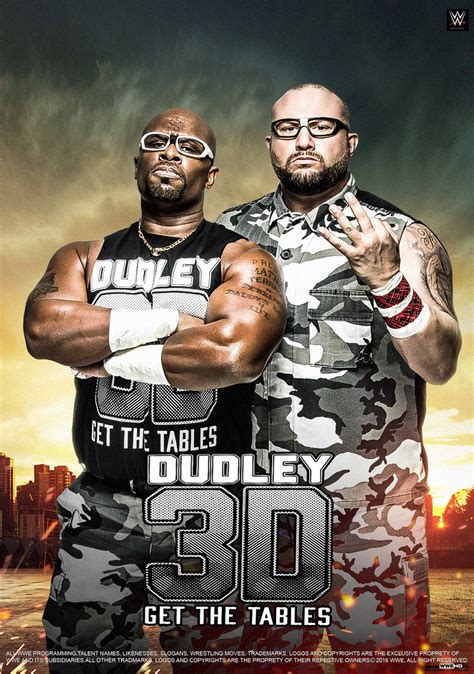 WWE The Dudley Boyz 2016 Poster by edaba7 on DeviantArt