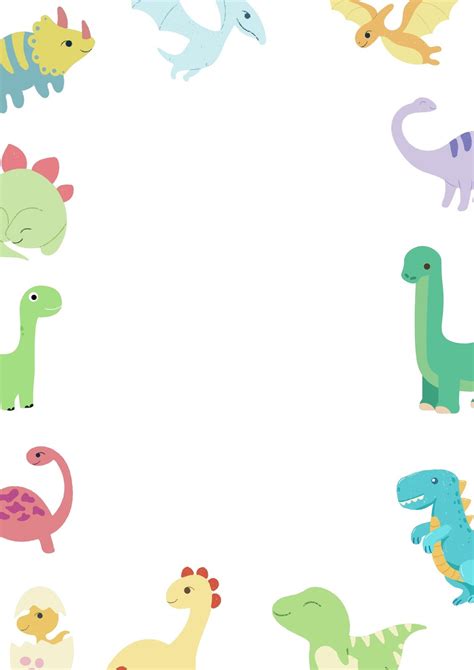 Dinosaur Page Border