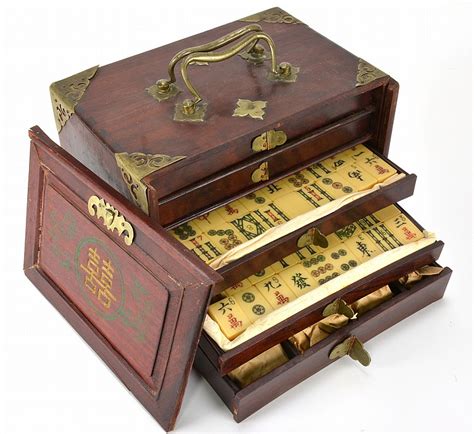 Sold Price: Antique Mah Jongg Boxed Set - February 5, 0116 4:00 PM EST