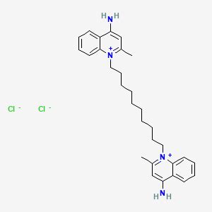 Dequalinium chloride | C30H40Cl2N4 | CID 10649 - PubChem