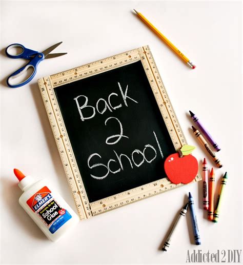 Back to School Chalkboard Sign - Addicted 2 DIY