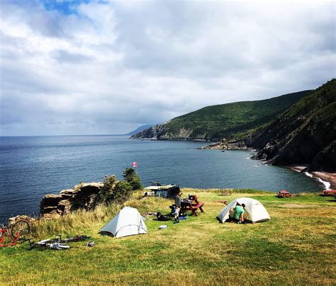 Our view from the campsite in Cape Breton, Nova Scotia : r/CampingandHiking