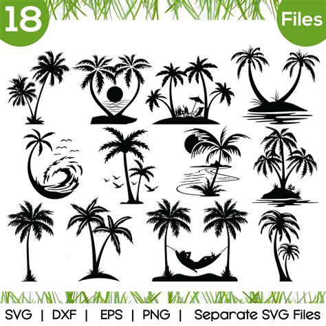 Palm Tree SVG Cut Files - vector svg format