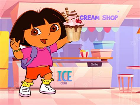 Ice Cream Maker With Dora - Play Free Game Online at MixFreeGames.com