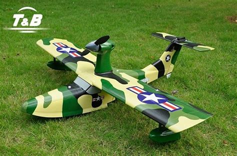 T&B 1055mm SeaGull RC SeaPlane KIT (Blue Camo) No Electronics