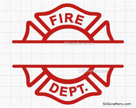 Fire Dept Svg, Firefighter Svg, Maltese Cross Svg, Fireman Svg, Fire ...