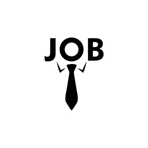 job logo icon with tie image 15280523 Vector Art at Vecteezy