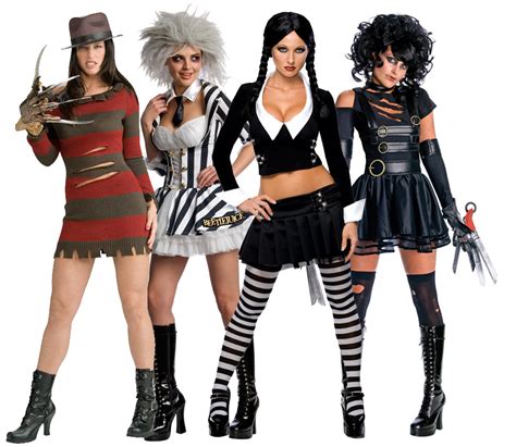 Ladies Halloween Film Costume + Tights Horror Movie Character Womens ...