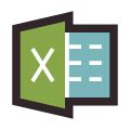 Microsoft Excel icon in Retro Style