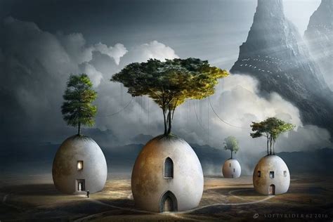 Mindblowing surreal digital art by Softyrider62 | Paysages d'art ...