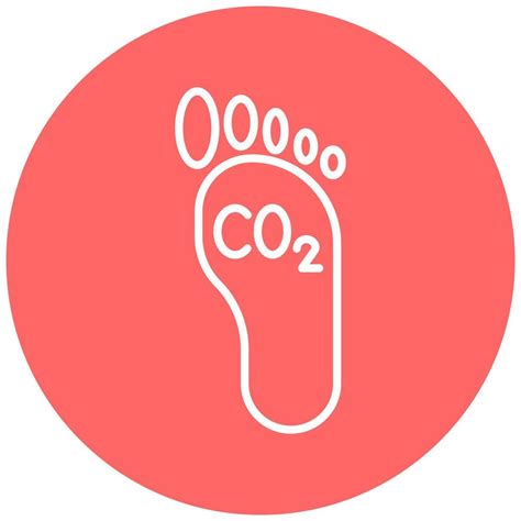 Carbon Footprint Icon Style 22040560 Vector Art at Vecteezy