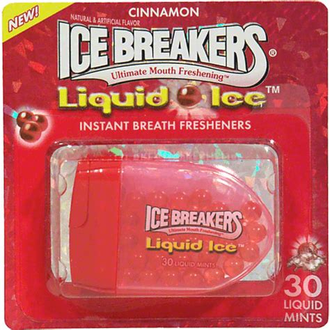 Ice Breakers Liquid Ice Instant Breath Fresheners, Cinnamon | Packaged Candy | Sooners