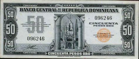 Dominican Republic Currency 50 Dominican Pesos Oro banknote|World ...