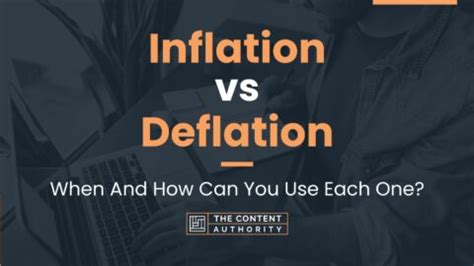 Inflation vs Deflation: When And How Can You Use Each One?