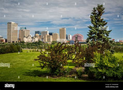 The city skyline of Edmonton, Alberta, Canada Stock Photo - Alamy