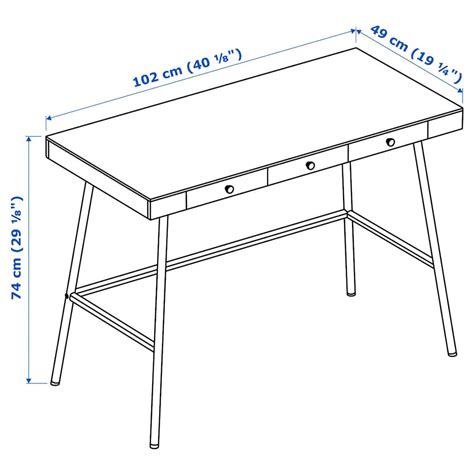 LILLÅSEN Desk, bamboo, 401/8x191/4" - IKEA | Bamboe, Ikea desk, Ikea