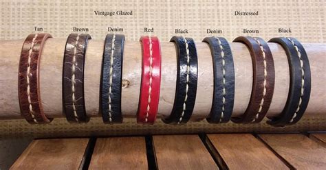 Hand Laced Leather Wristbands - Cellar Leather