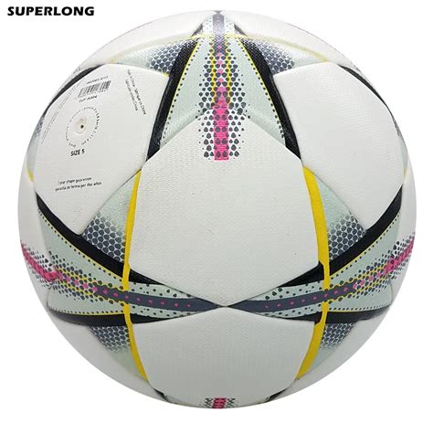 High Quality Champions League Official Size 5 Football Ball Material PU Professional Competition ...