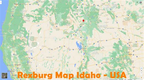 Rexburg, Idaho Map