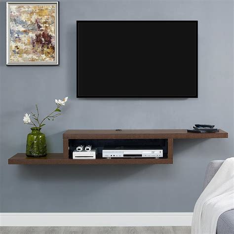 Living room entertainment center, Wall mounted tv console, Floating tv shelf