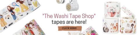 Discover the Delightful World of Washi Tape at The Washi Tape Shop - Featured Products Usa