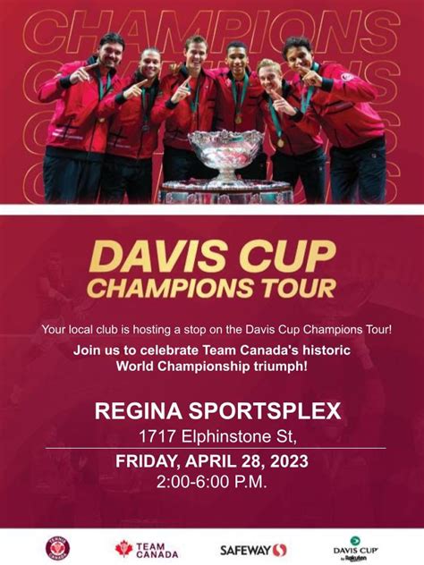 Davis Cup trophy coming to Regina on April 28 - Tennis Saskatchewan