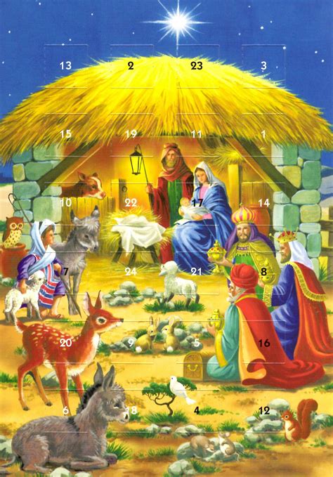 Nativity Scene Cards