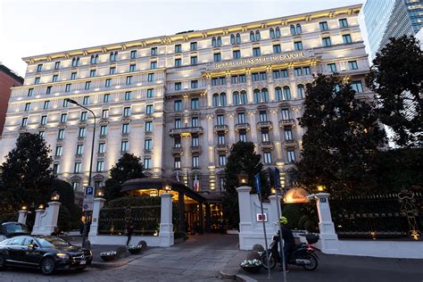 Five-star Dorchester Collection Principe di Savoia Hotel in Milan Italy