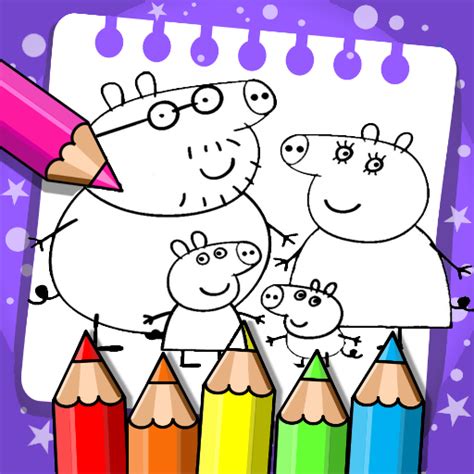 Peppa Pig Coloring Book | Play Now Online for Free