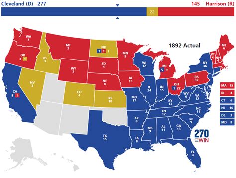 1892 Election Map