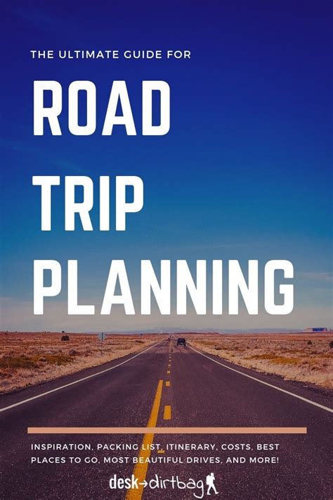 If you're in the early stages of road trip planning, then this ...