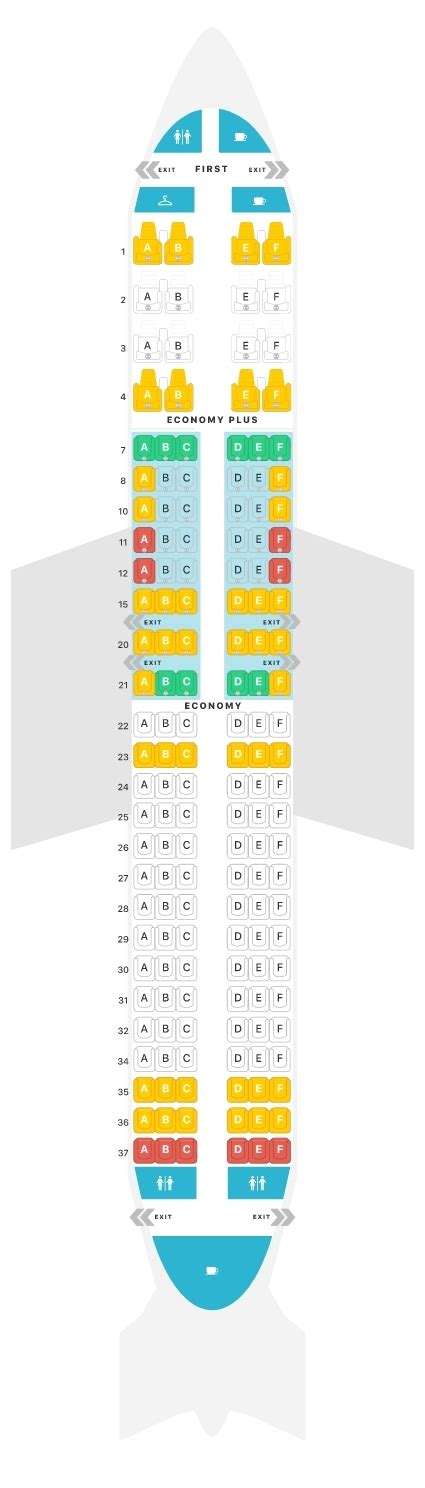 Boeing 737 800 United Seat Map | Airportix