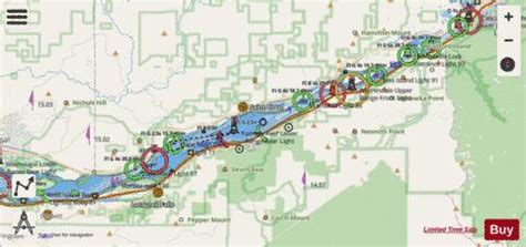 Columbia River Channel Map