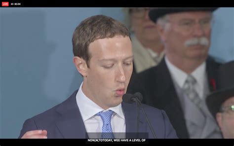 Mark Zuckerberg’s commencement speech streamed on Facebook with hilariously awful captions - The ...