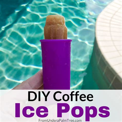 DIY Coffee Ice Pops