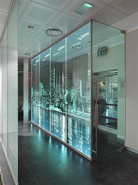 Don't have a view from your office? Create your own! | Glass technology | Glass office, Smart ...