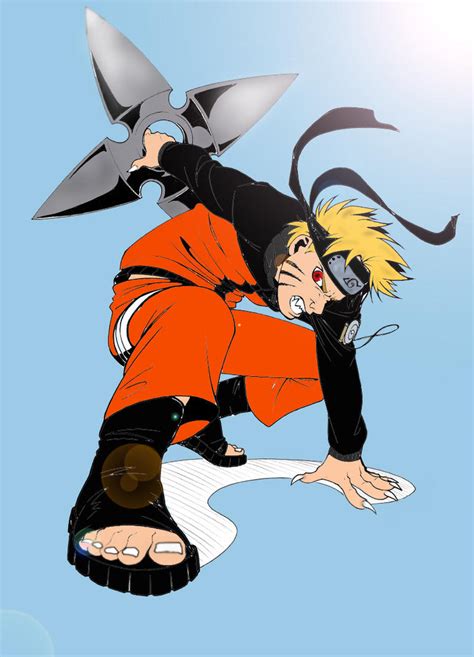 Naruto kyuubi shuriken by chewb on DeviantArt