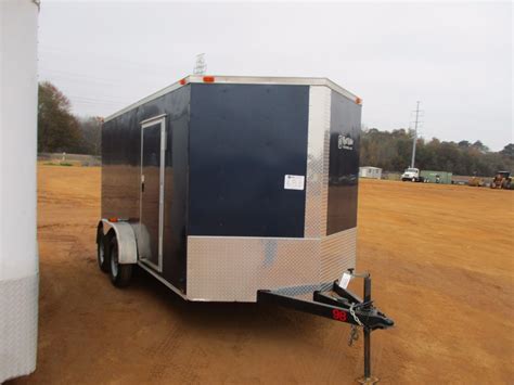 2014 DIAMOND CARGO ENCLOSED TRAILER, VIN/SN:53NBE1426E1024028 - 7' X 14', T/A, FOLD DOWN REAR ...