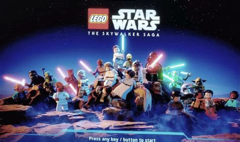 Title screen for LEGO Star Wars: The Skywalker Saga : r/StarWars