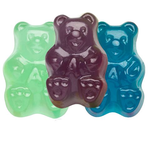 12 Flavor Gummy Bears 1/2lb