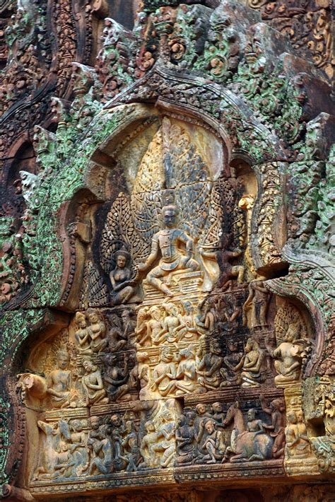 All sizes | Banteay Srei: carvings (Cambodia) | Flickr - Photo Sharing! | Southeast asian arts ...